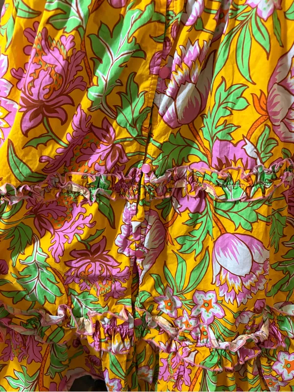 Anthropologie Love The Label Madelyn Floral Mini Dress - Image 8