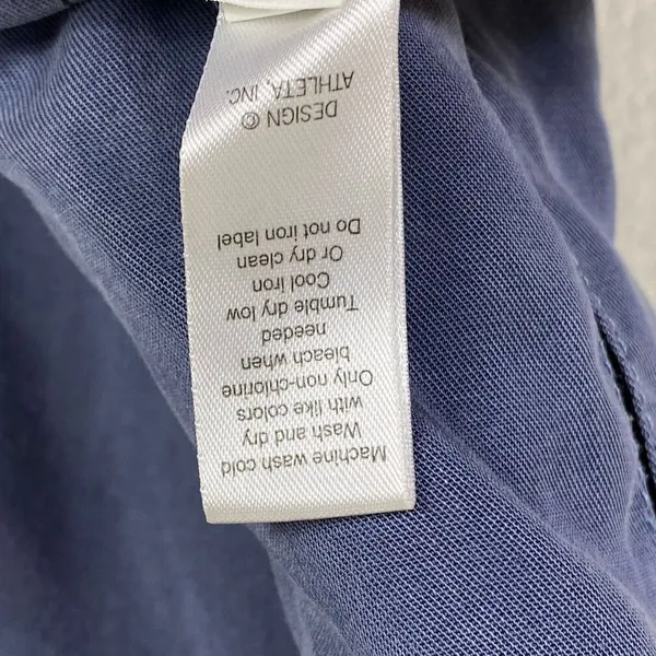 Athleta Odyssey Slate Blue Lyocell Tie Waist Cargo Skirt Size 2 - Image 7