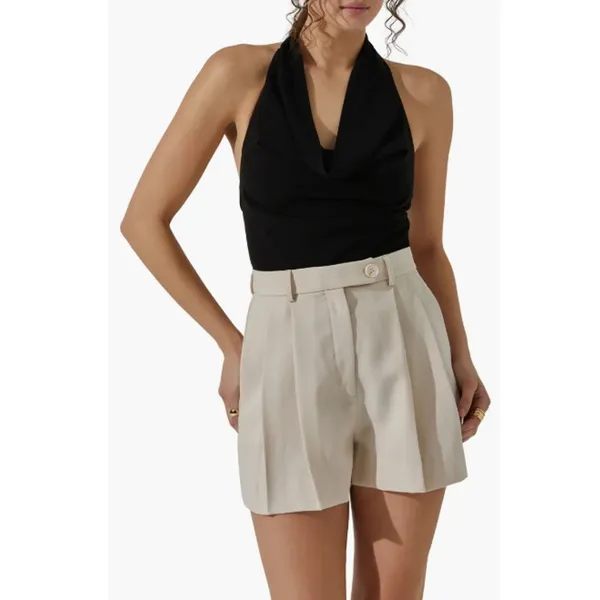 ASTR The Label Cowl Neck Halter Bodysuit‎ Size Medium - Image 3