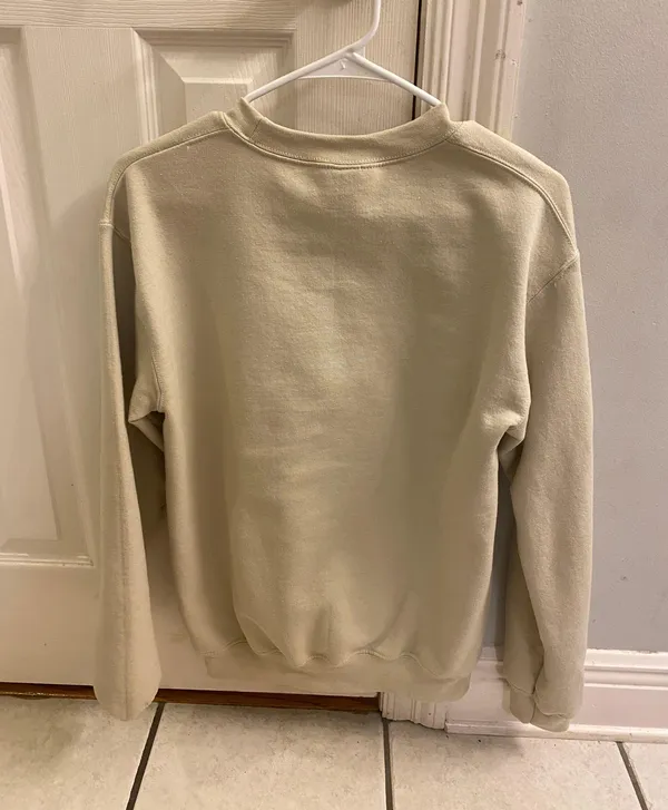 Graphic Crewneck / Sweatshirt Tan - Image 2