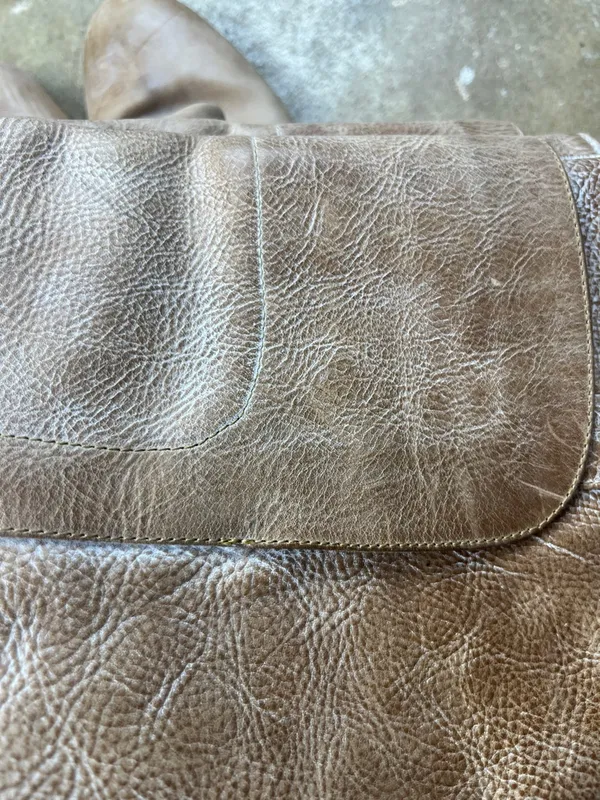 Frye Paige Tall Leather Riding Boots in Light Taupe (with flaw) Size: 9 1/2B - Image 11
