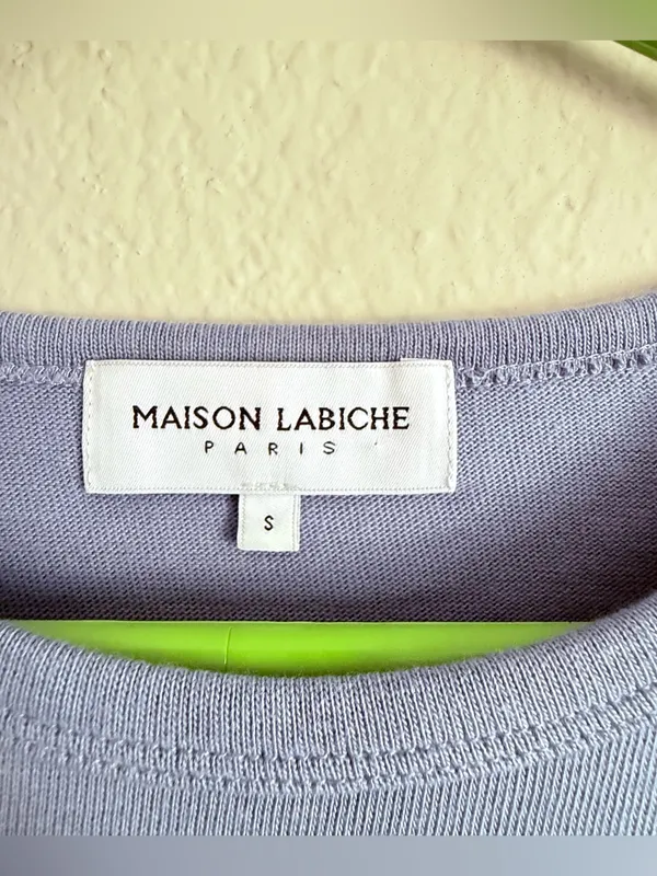 Maison Labiche Paris “Bonjour” Montpar Sailor Long Sleeve Striped Shirt Sweater - Image 4