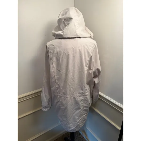 Vintage Mulberry Street Two-Tone Utility Jacket Ivory & Grey Gorpcore Coastal - Image 6