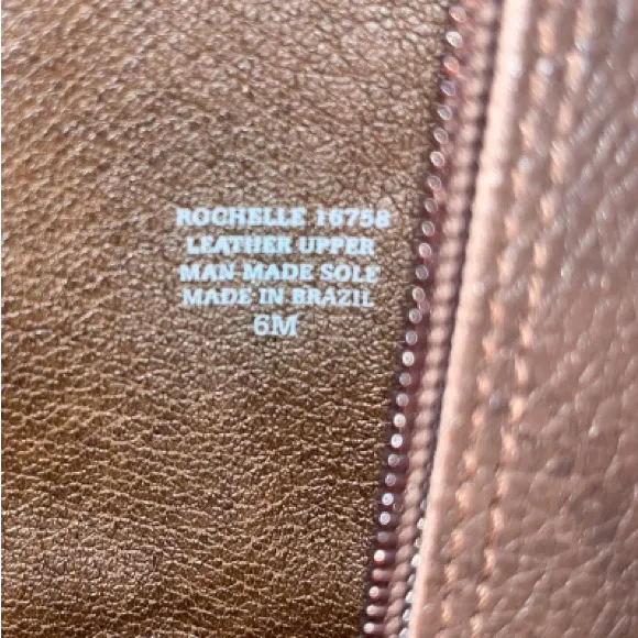 Matisse Rochelle Leather Riding Boots Buckle Detail Brown Equestrian Sz 6 - Image 13