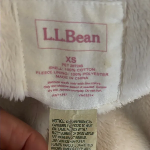 L.L. Bean Scotch Plaid Flannel Shacket Sherpa-Lined XS Green Navy Button Up Cozy - Image 5