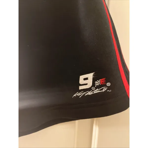 Vintage Bill Elliot #9 CHASE Authentics NASCAR Shorts Black Red Womens Juniors M - Image 9