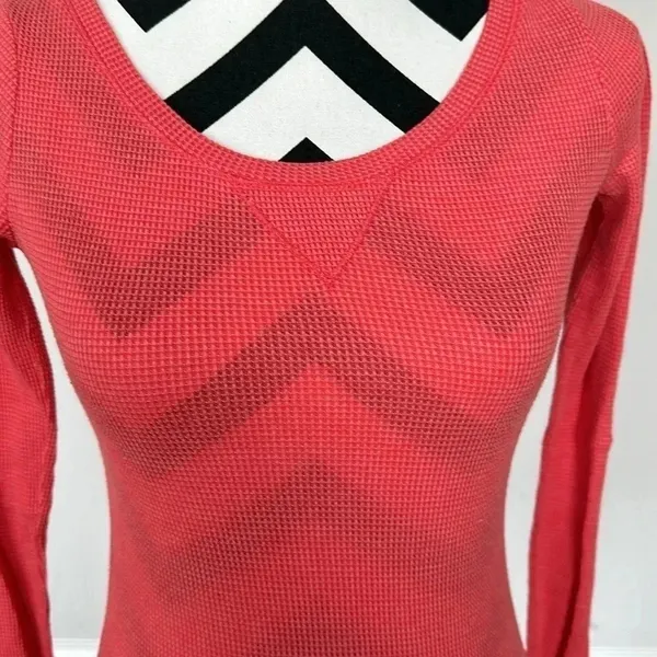 Arizona‎ Jeans Waffle Long Sleeve Top Sz XS - Image 2
