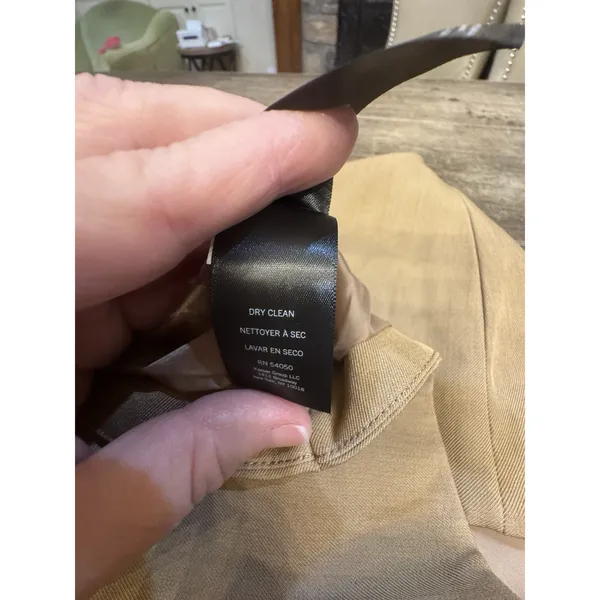 Kenneth Cole Women's Strapless Vest Bustier Size Medium Tan - Image 10
