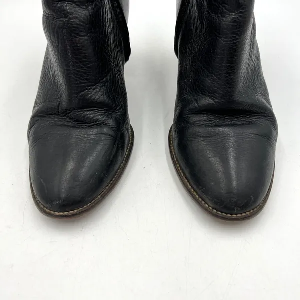 Madewell Billie Boots Black Leather Ankle Booties Western Boho - Image 5