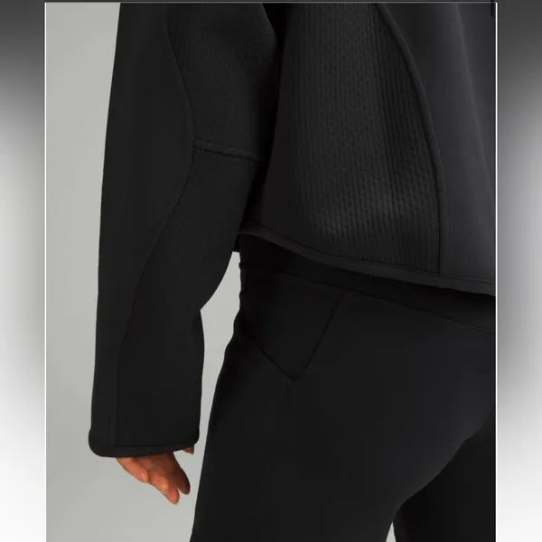 Lululemon Mixed Fabric Half-Zip Pullover - Image 4
