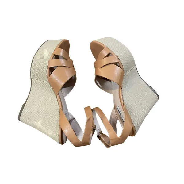 ‎Steve Madden Orlena Tan Wedges size 11 - Image 7