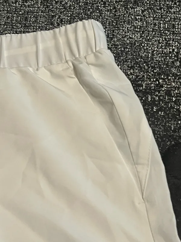 Womens XL NWT Halara White Pleated Athletic Lounge Shorts- High Waisted - Image 4