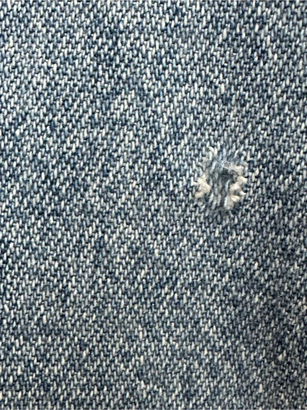 Vintage Denim Jumper Midi Dress M Utility Pockets 100% Cotton 90s Country - Image 11