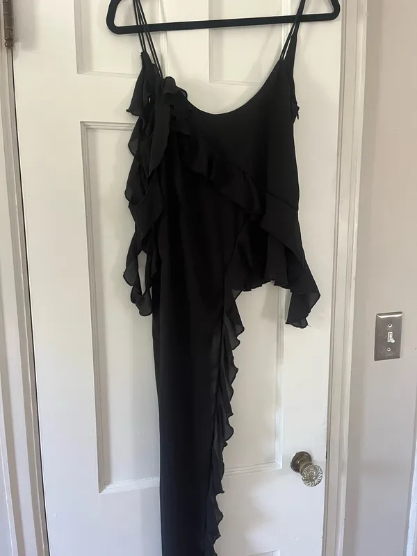 Ruffle Asymmetrical Top - Image 2
