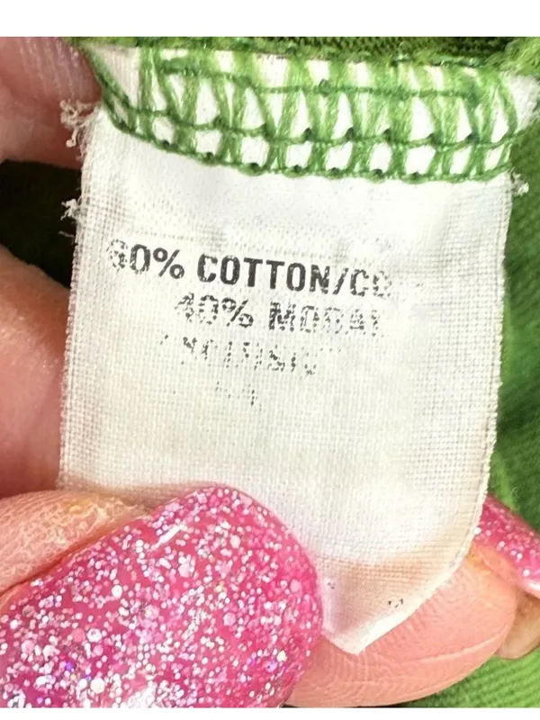 Old Navy Bright Green Square-Neck Smocked Yoke Blouse - Image 4