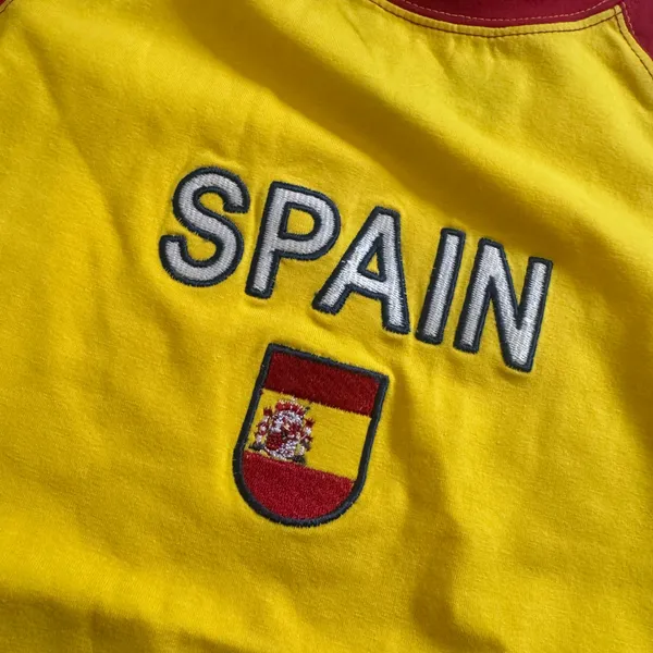 Spain baby tee Yellow - Image 2