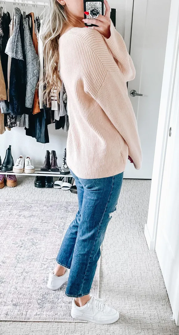 Nordstrom Light Pink Pullover Sweater - Image 3
