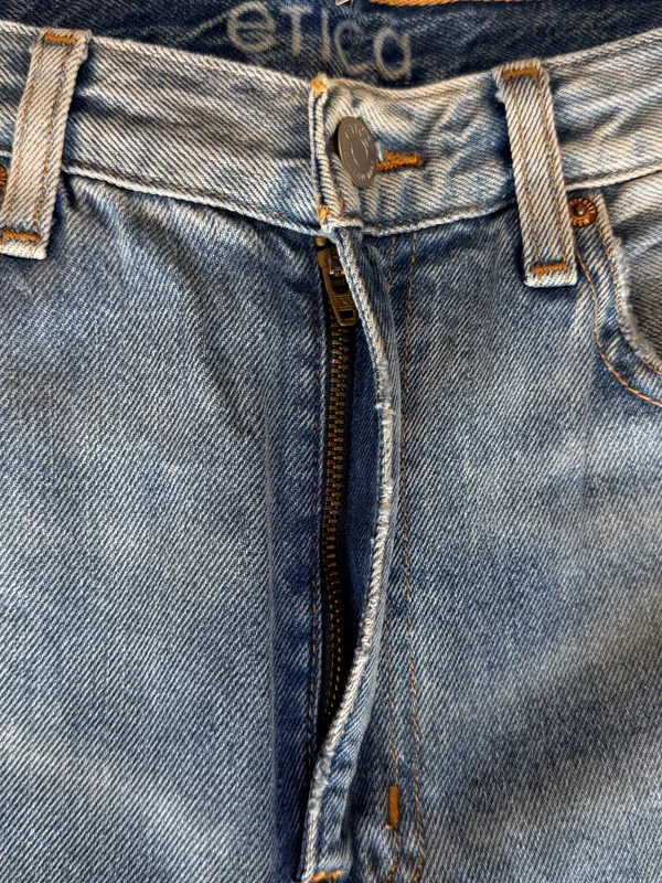 Etica Light Blue Flare Jeans Size 26 - Image 8
