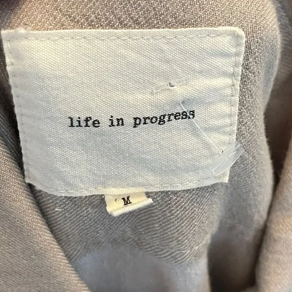 Life In‎ Progress Shirt Dress Tan - Image 3