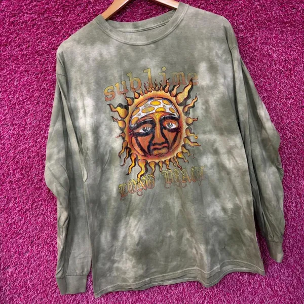 Sublime 40oz to Freedom tiedye long sleeve tshirt size large - Image 3