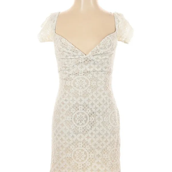 Superdown White Lace Dress size xs‎ - Image 2
