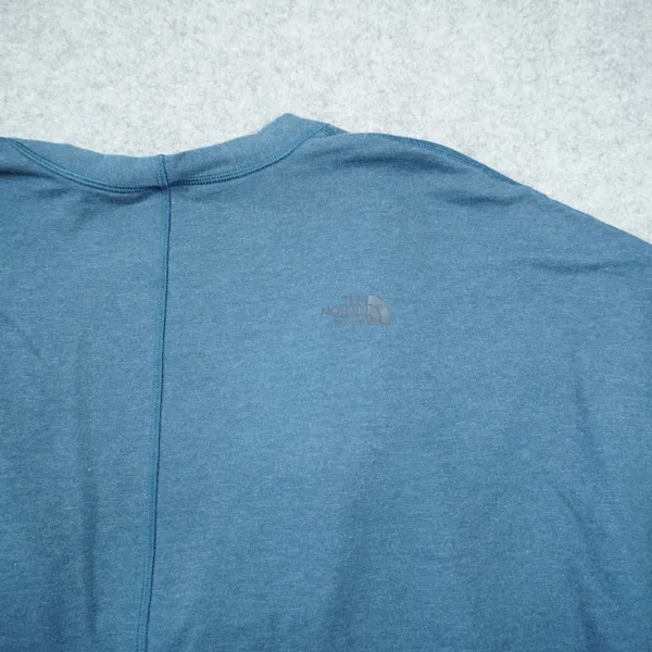 The North Face Womens Blue Cardigan Sweater Drawstring Tie Open‎ Front Size M/L - Image 7