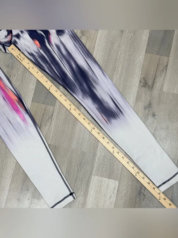 Lululemon Wunder Under Leggings Engineered Deep Mirage Purple White Tie Dye 6 - Image 11