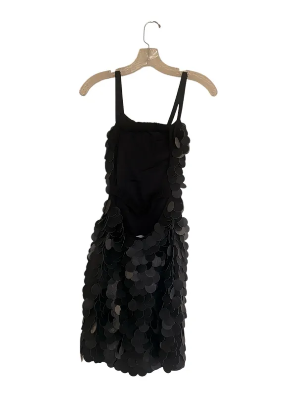 NWT  ASOS  disc sequin square neck  mini dress  SZ-2 - Image 5