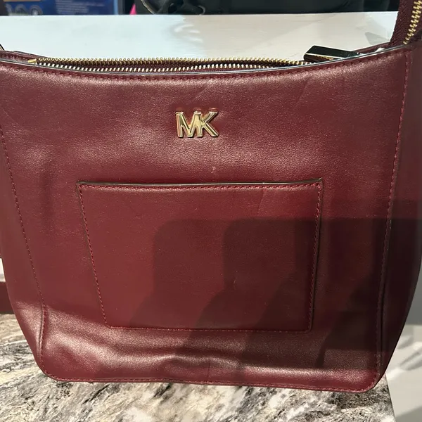 Michael Kors Burgundy Crossbody Bag - Image 2