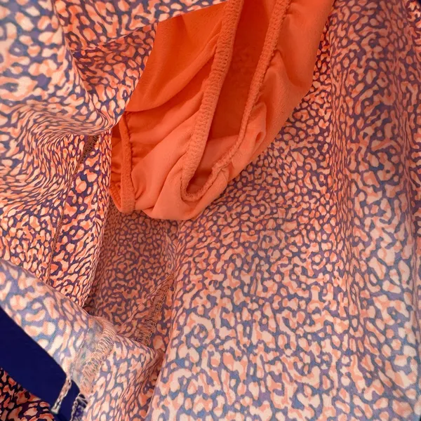 Nike Size XS‎ Shorts Orange Blue Lined Dri Fit Running Gym Exercise Activewear - Image 4