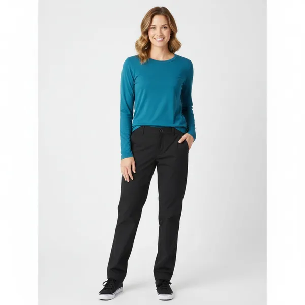 Lululemon Women's Black Zip Up Casual Pants 32 - Image 5