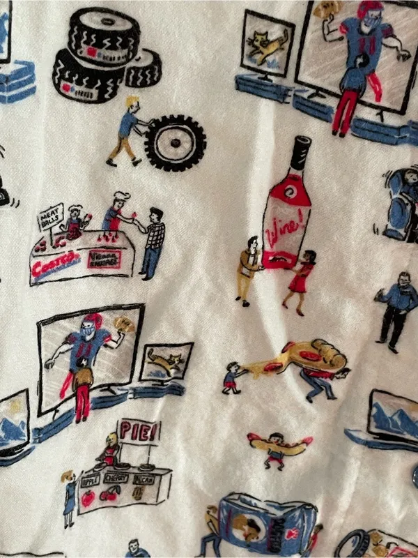 Munki Munki Costco Print Pajama Top Size Small - Image 3