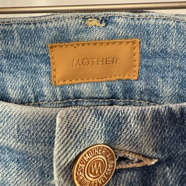 MOTHER Looker Ankle Fray Skinny Jeans in Love Gun Blue Size‎ 25 - Image 8