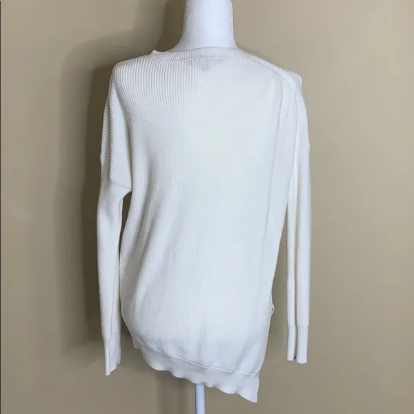 Athleta off white‎ crew neck sweater - Image 2