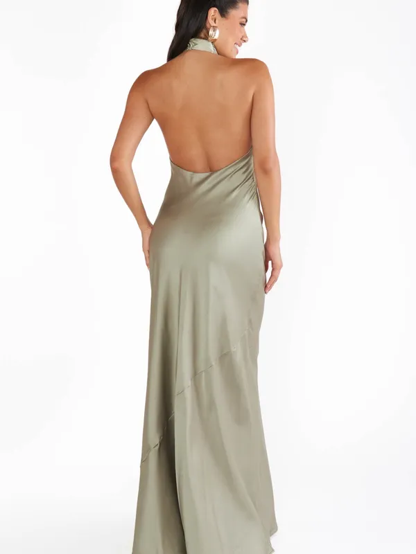 Show me your mumu jasmine halter maxi dress - Image 2
