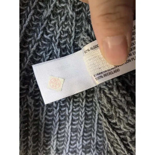 Universal Thread Sweater Dark Gray V Neck Puff Sleeve Knit Winter Size XS NWOT - Image 7