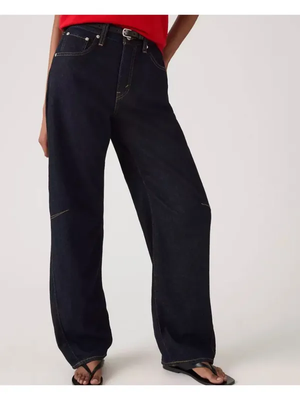 Levi's New 32x31 Cinch Barrel Lighweight Women's Jeans Public Persona Dark Wash - Image 2