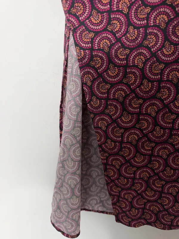 Marine Layer Ryan Midi Slip Skirt Mauve Pink Satin Bias Cut Size 12 NWT - Image 3