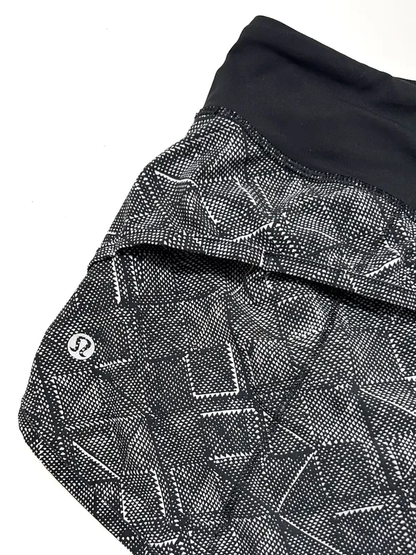 Lululemon Speed Up Shorts built in brief running athletic performance size 6 - Image 4