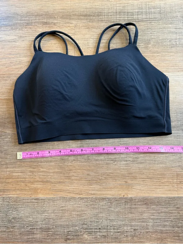 Soma Black Double-Strap Seamless Bralette size L - Image 4