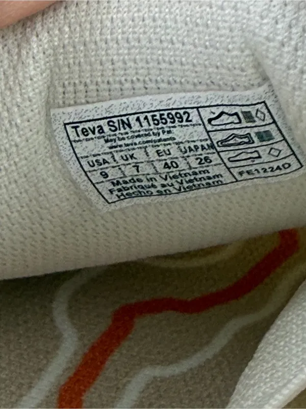 Teva Women's Trailwinder Lace-up Low Top Sneaker US9 Birch/ Peach Bloom $130 - Image 5