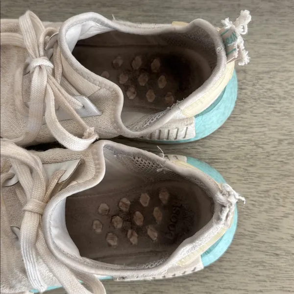 Adidas NMD R1 Sneakers in "White Clear Aqua" Size 7 - Image 11