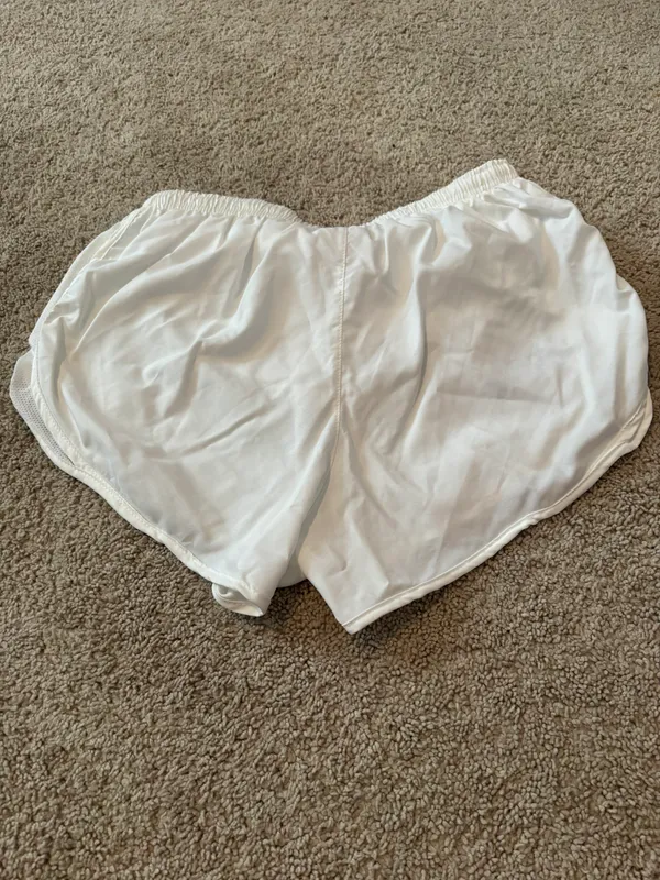 Varsity Spirt Shorts White Size L - Image 2