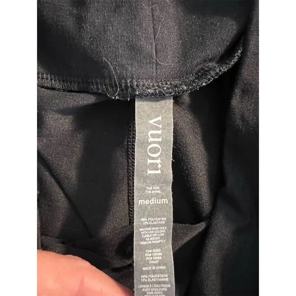VUORI Women's Jogger Pants Black Size M Casual Elastic Waistband - Image 6