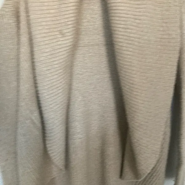 Vince Cardigan Sweater Womens Small Gray Wool Cashmere Silk Open Front Oversized - Image 2