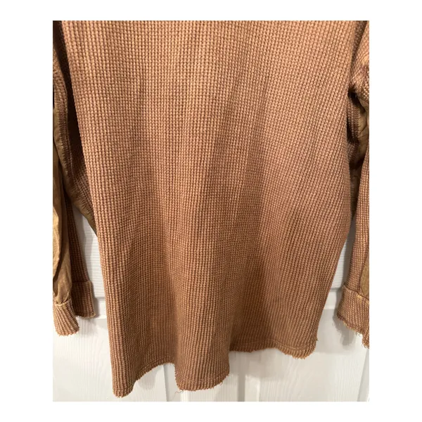 Oli & Hali Small Medium Distressed Cotton Button Up Tunic Free People Boho - Image 9