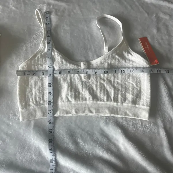 NEW Womens Colsie XL White Bralette and Underwear Set NWT‎ - Image 7