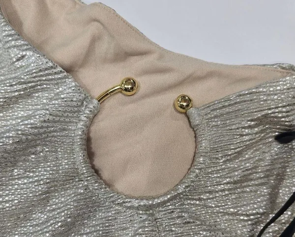 h:ours x Yovanna Ventura Rei Dress in Chardonnay - Image 6