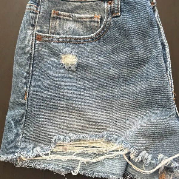 RSQ Vintage High Rise Blue Denim Shorts - Image 7