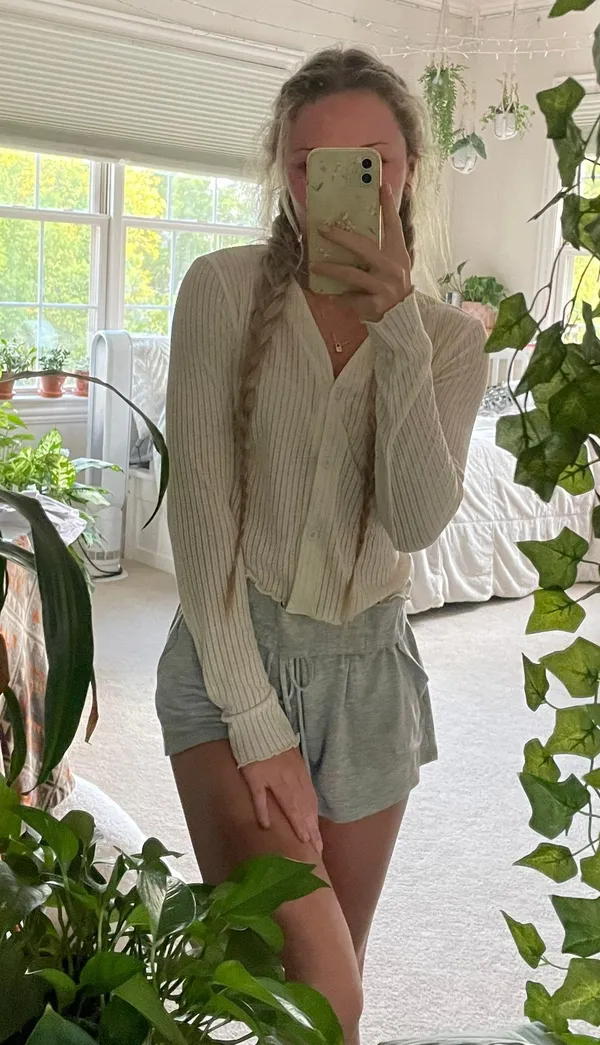 White Long Sleeve Top - Image 2